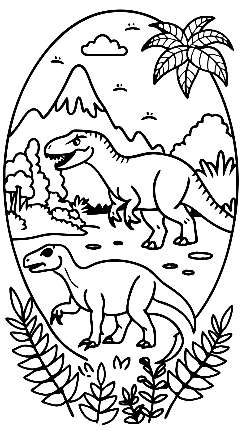 pages à colorier jurassic du monde